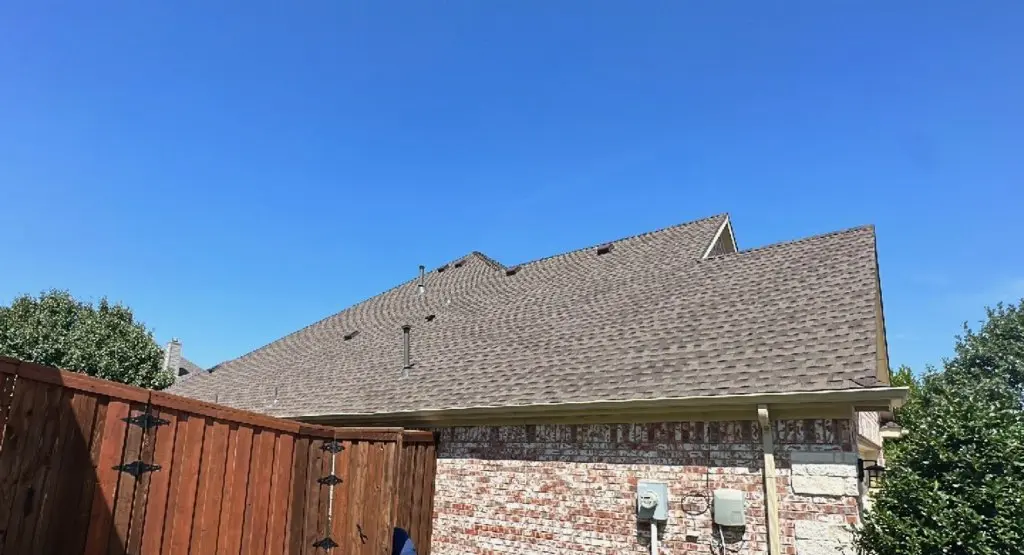 Completed roof replacement project in Weare